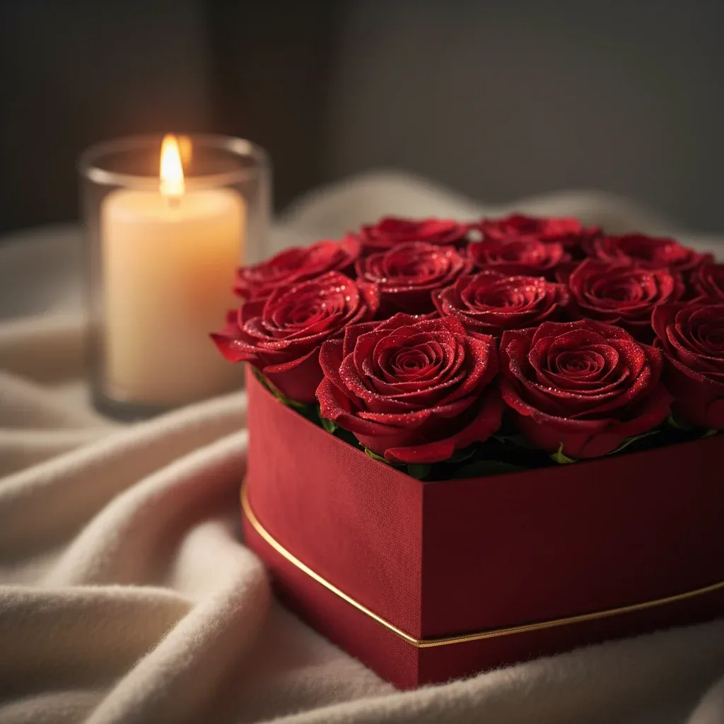 گل قرمز نماد عشق و صمیمیت