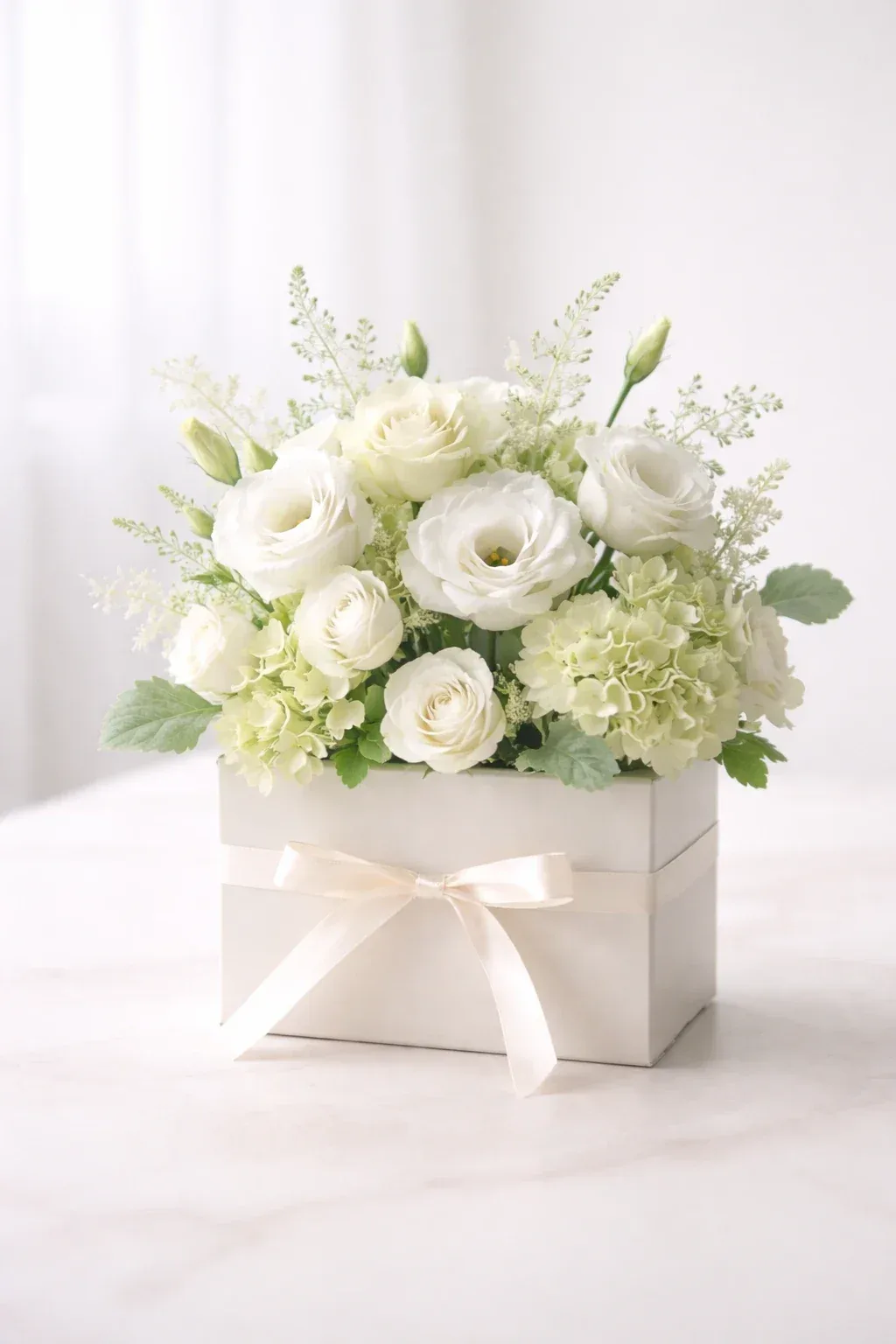 باکس گل سبک و ملایم مناسب عیادت بیمار