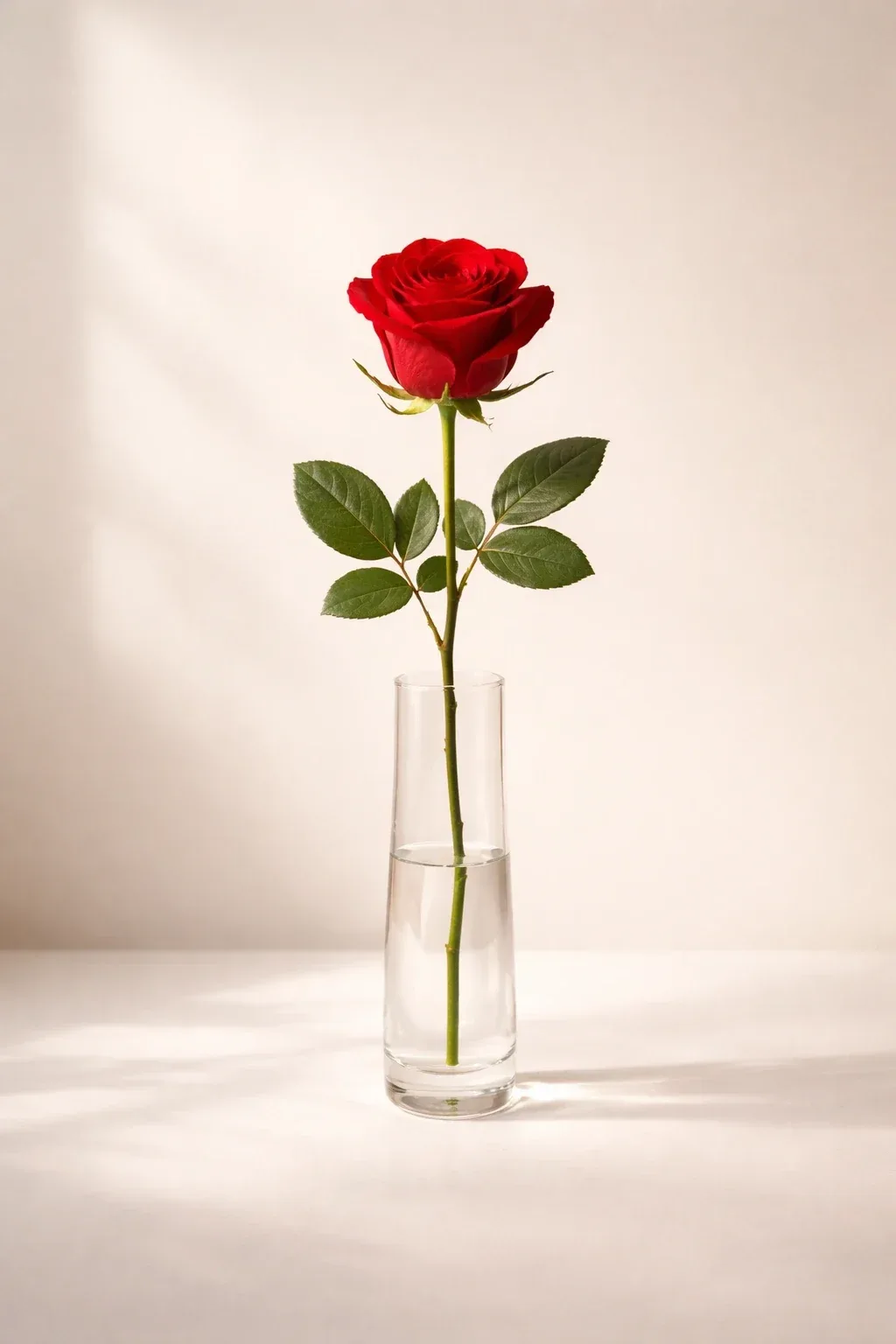 یک شاخه گل رز، هدیه ولنتاین ساده اما پرمعنی