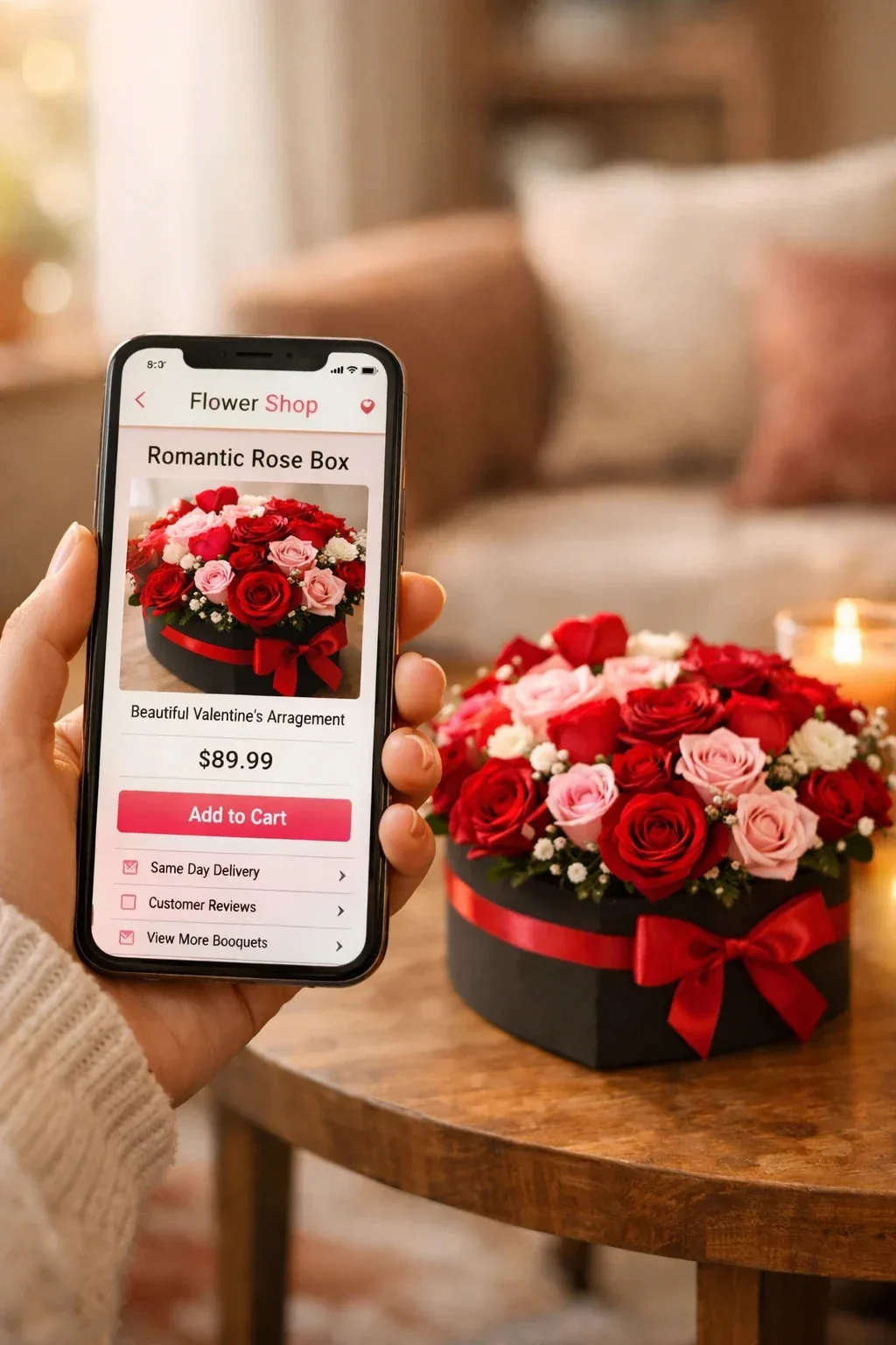 سفارش گل آنلاین برای هدیه ولنتاین ارزان و سریع